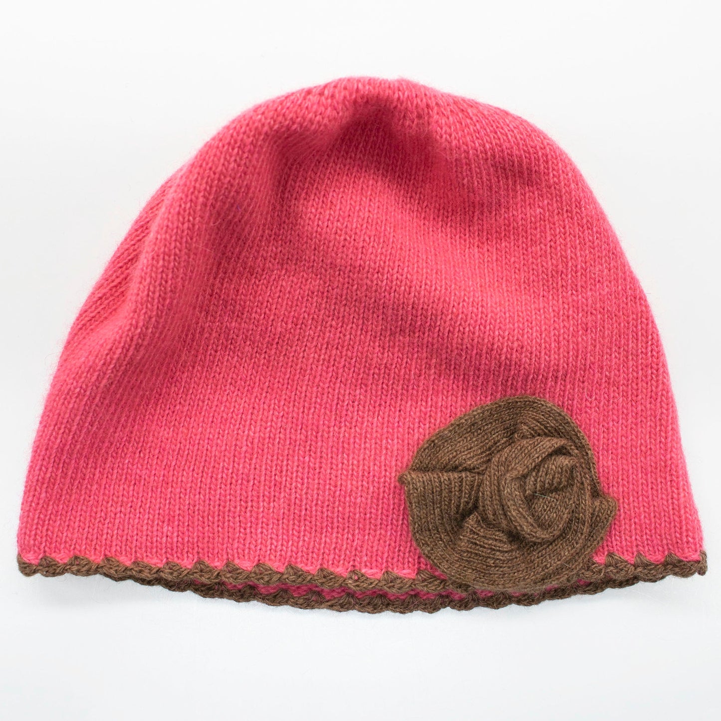 KIDS HAT WITH CONTRAST FLOWER