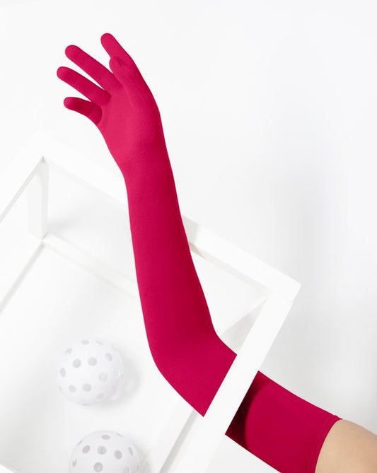Seamless Gloves Armsocks - Red