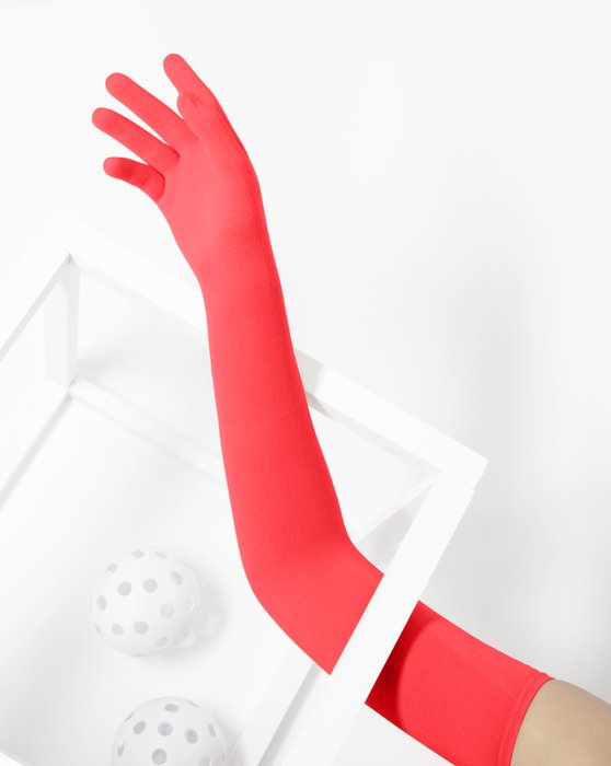 Seamless Gloves Armsocks - Scarlet Red